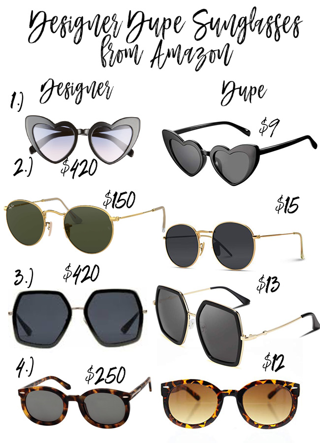 dupe for ray ban round sunglasses