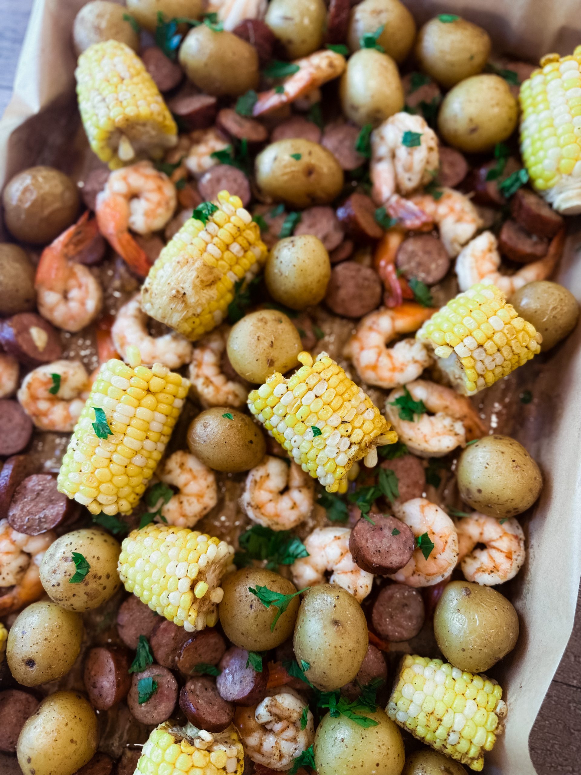 Sheet Pan Shrimp Bowl